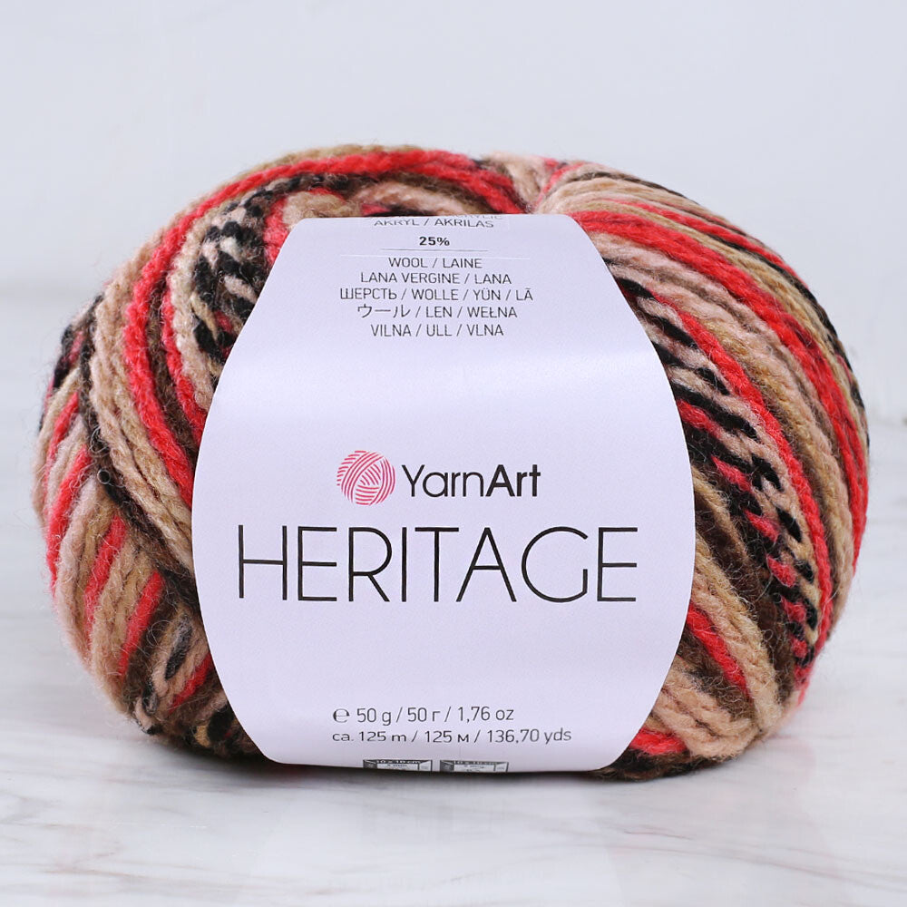 Yarnart Heritage Knitting Yarn - Variegated- 338