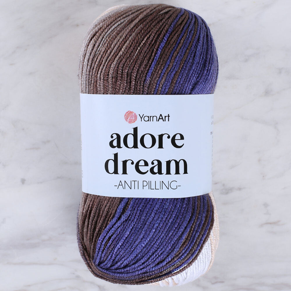 YarnArt Adore Dream Anti-Pilling Yarn, Variegated - 1050