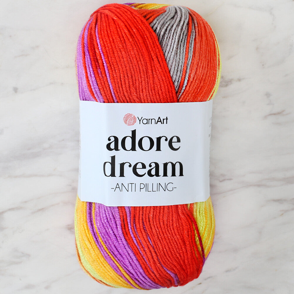 YarnArt Adore Dream Anti-Pilling Yarn, Variegated - 1060