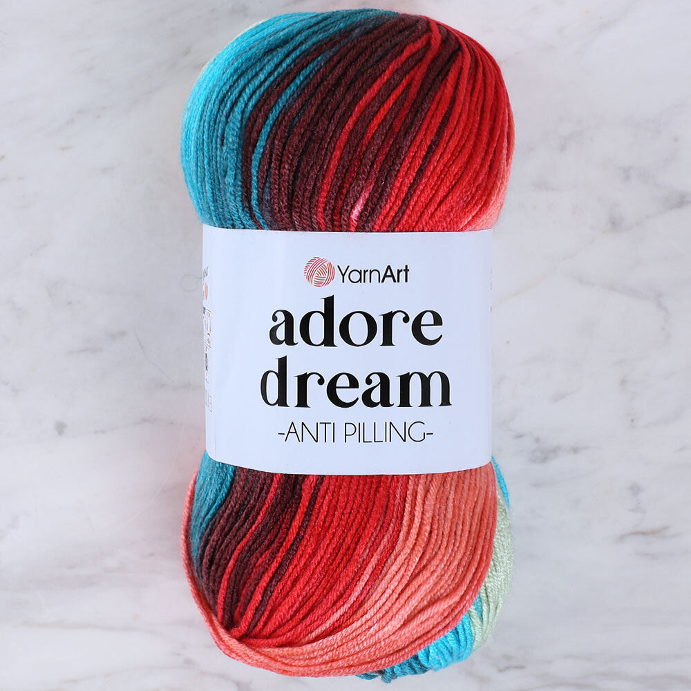 YarnArt Adore Dream Anti-Pilling Yarn, Variegated - 1061