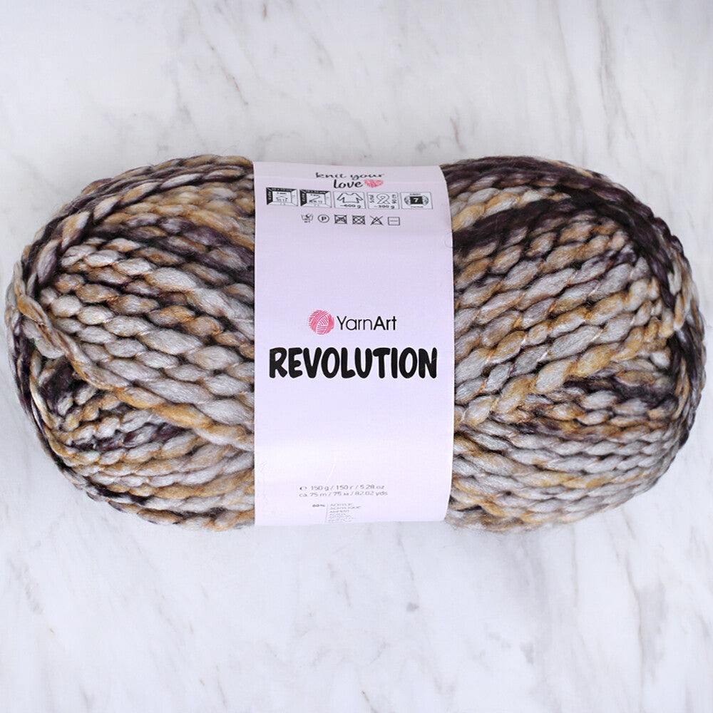 Yarnart Revolution Knitting Yarn - Variegated- 1600