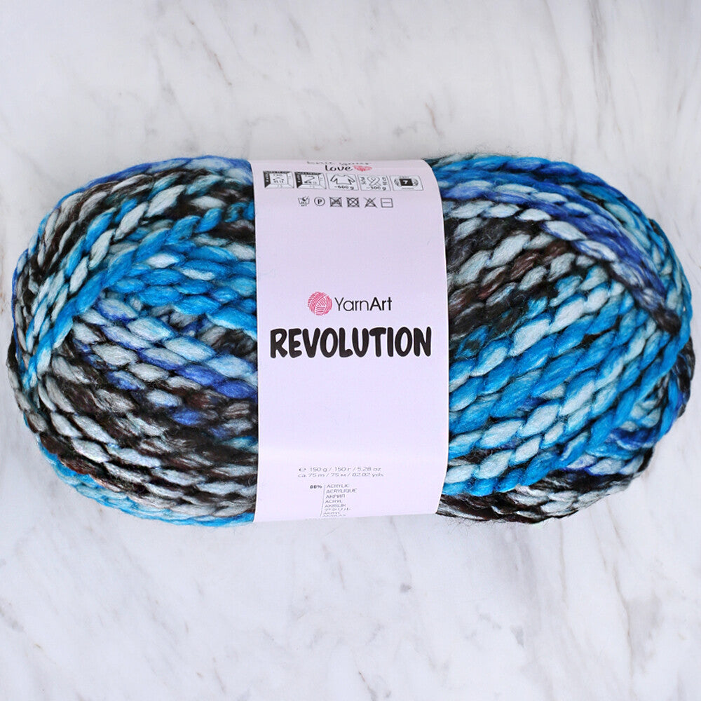 Yarnart Revolution Knitting Yarn - Variegated- 1601