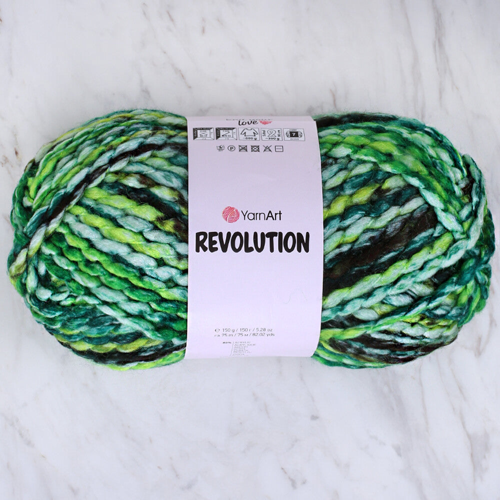 Yarnart Revolution Knitting Yarn - Variegated- 1602