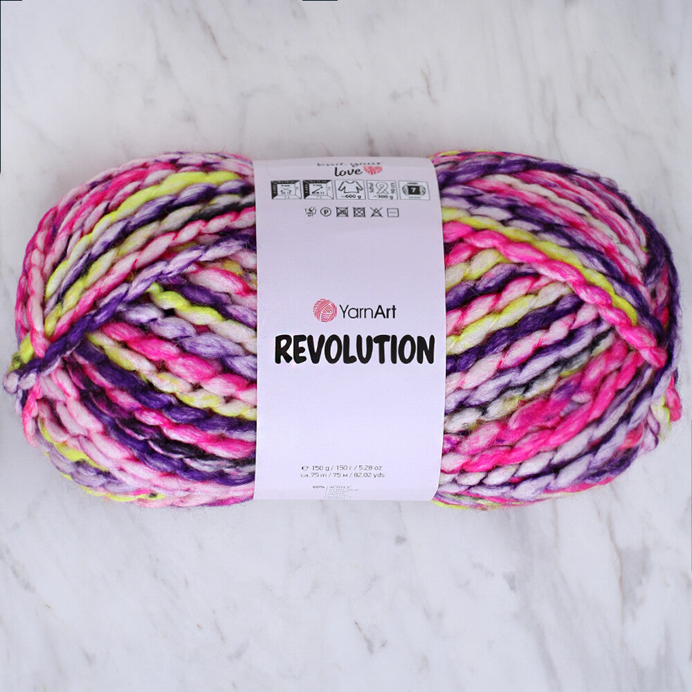 Yarnart Revolution Knitting Yarn - Variegated- 1605