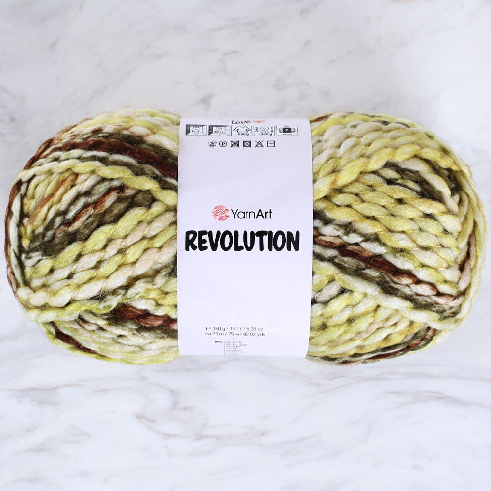 Yarnart Revolution Knitting Yarn - Variegated- 1611