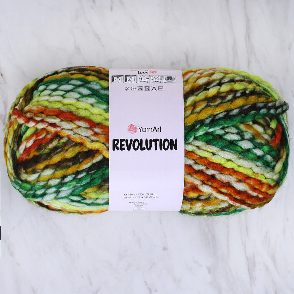 Yarnart Revolution Knitting Yarn - Variegated- 1612