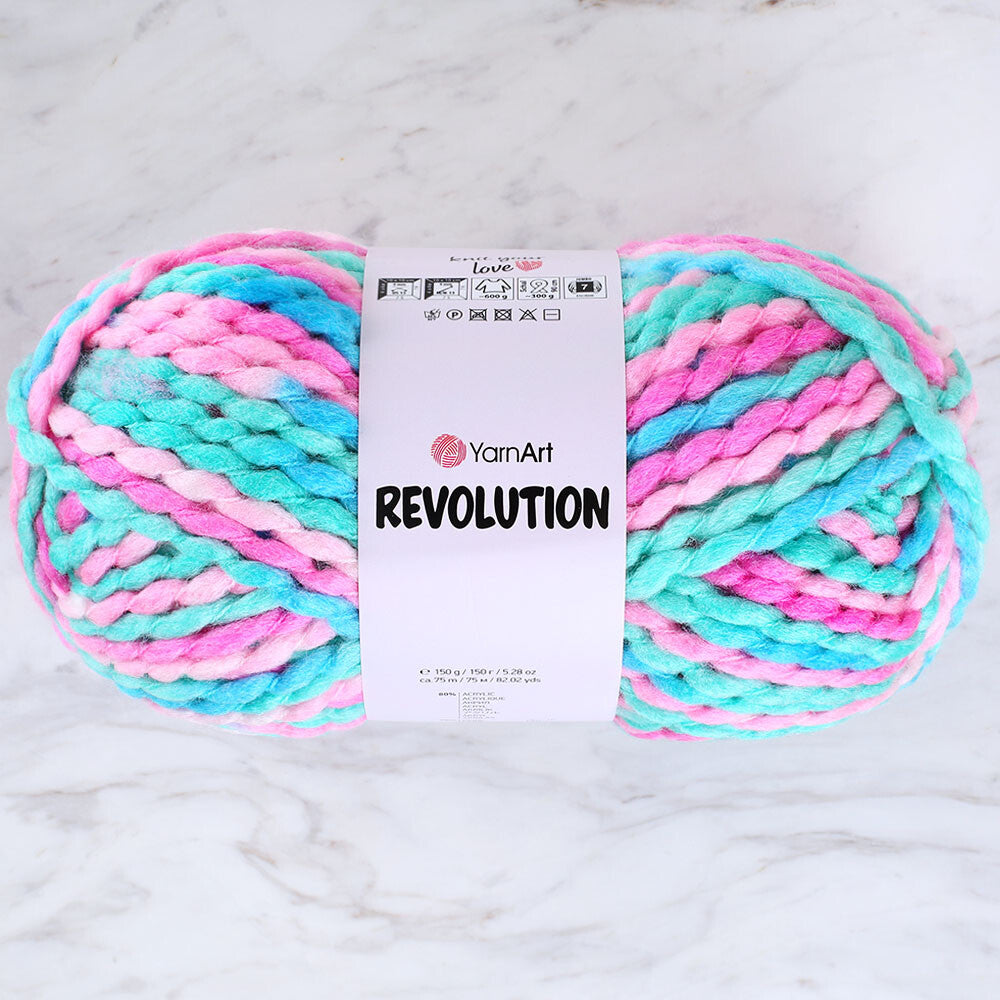 Yarnart Revolution Knitting Yarn - Variegated- 1613