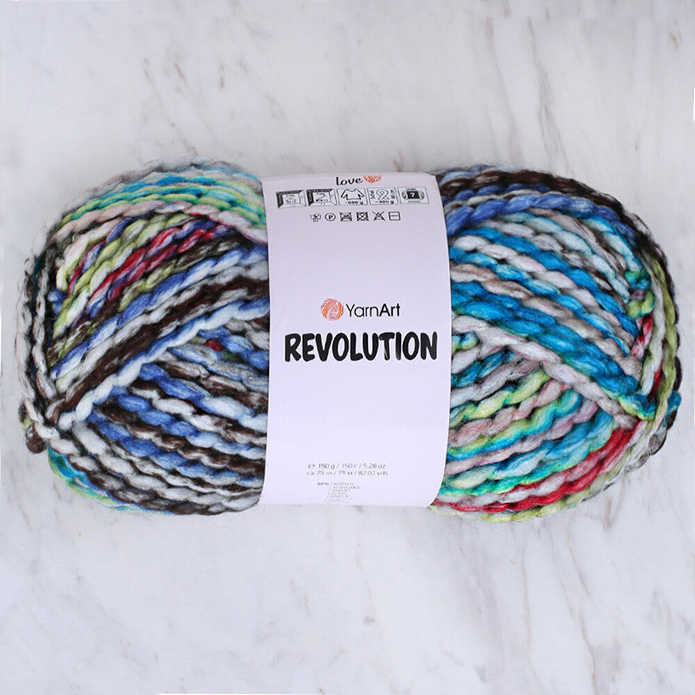 Yarnart Revolution Knitting Yarn - Variegated- 1614