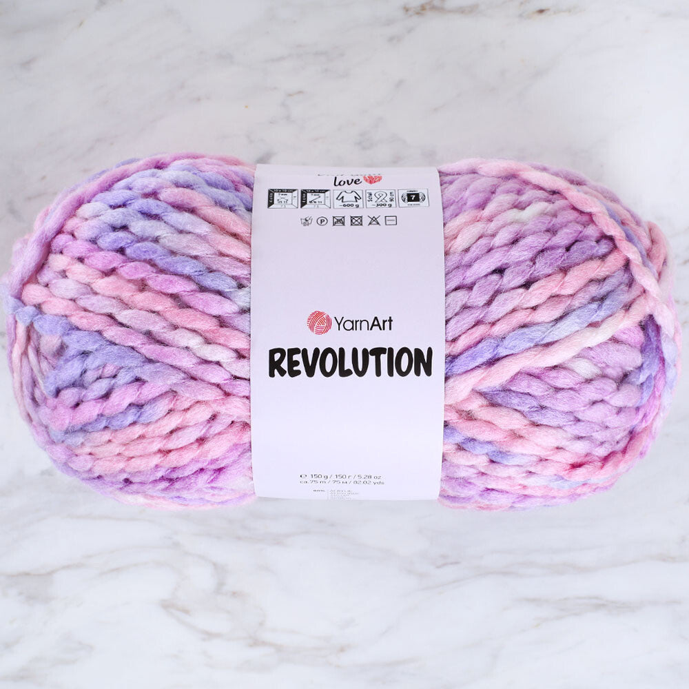 Yarnart Revolution Knitting Yarn - Variegated- 1615