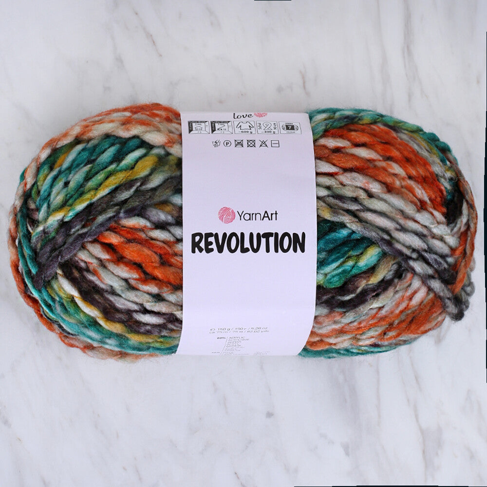 Yarnart Revolution Knitting Yarn - Variegated- 1616