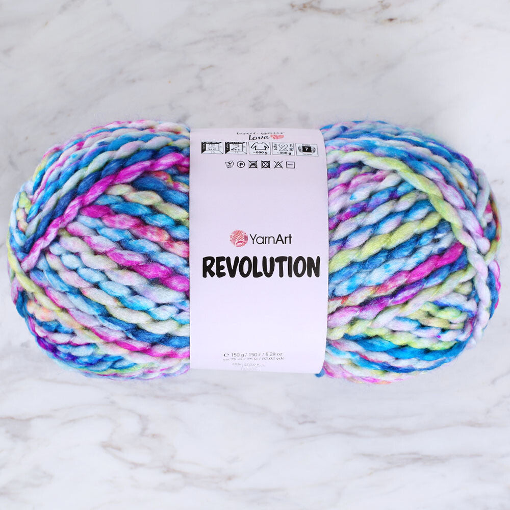 Yarnart Revolution Knitting Yarn - Variegated- 1619