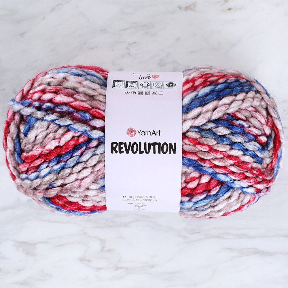 Yarnart Revolution Knitting Yarn - Variegated- 1621