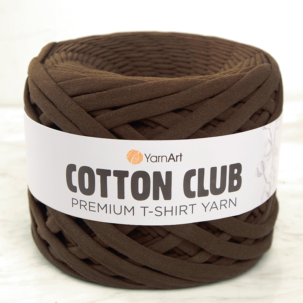 Yarnart COTTON CLUB T-Shirt Yarn Brown-7306