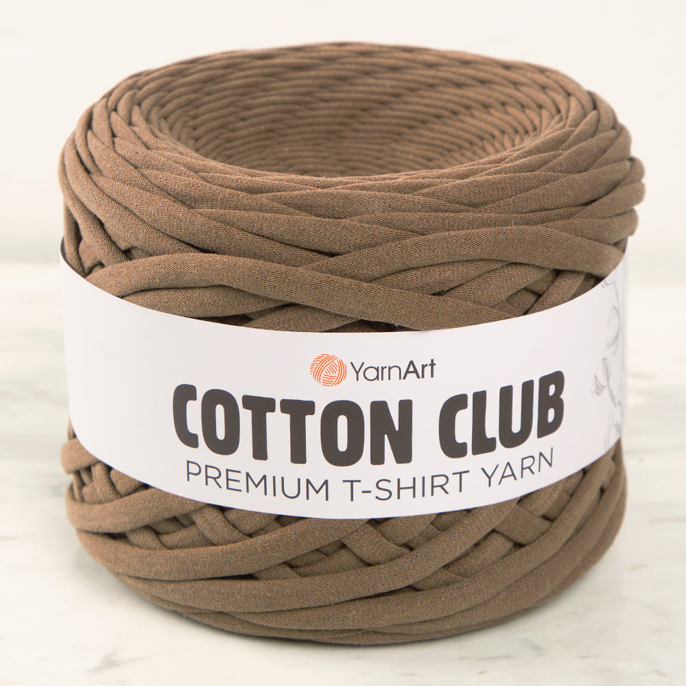 Yarnart COTTON CLUB T-Shirt Yarn Brown-7307