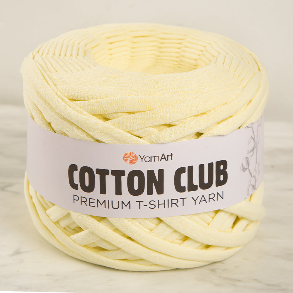 Yarnart COTTON CLUB T-Shirt Yarn Yellow-7321