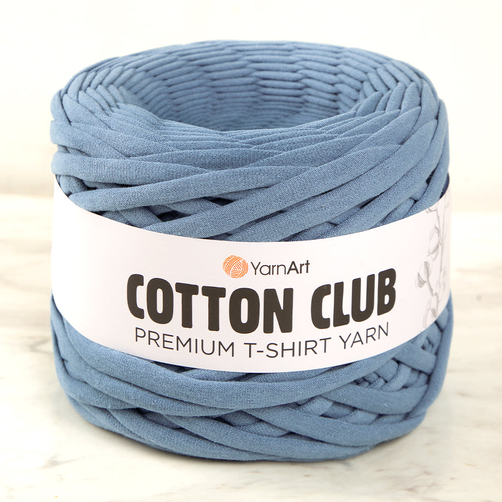 Yarnart COTTON CLUB T-Shirt Yarn Blue-7329