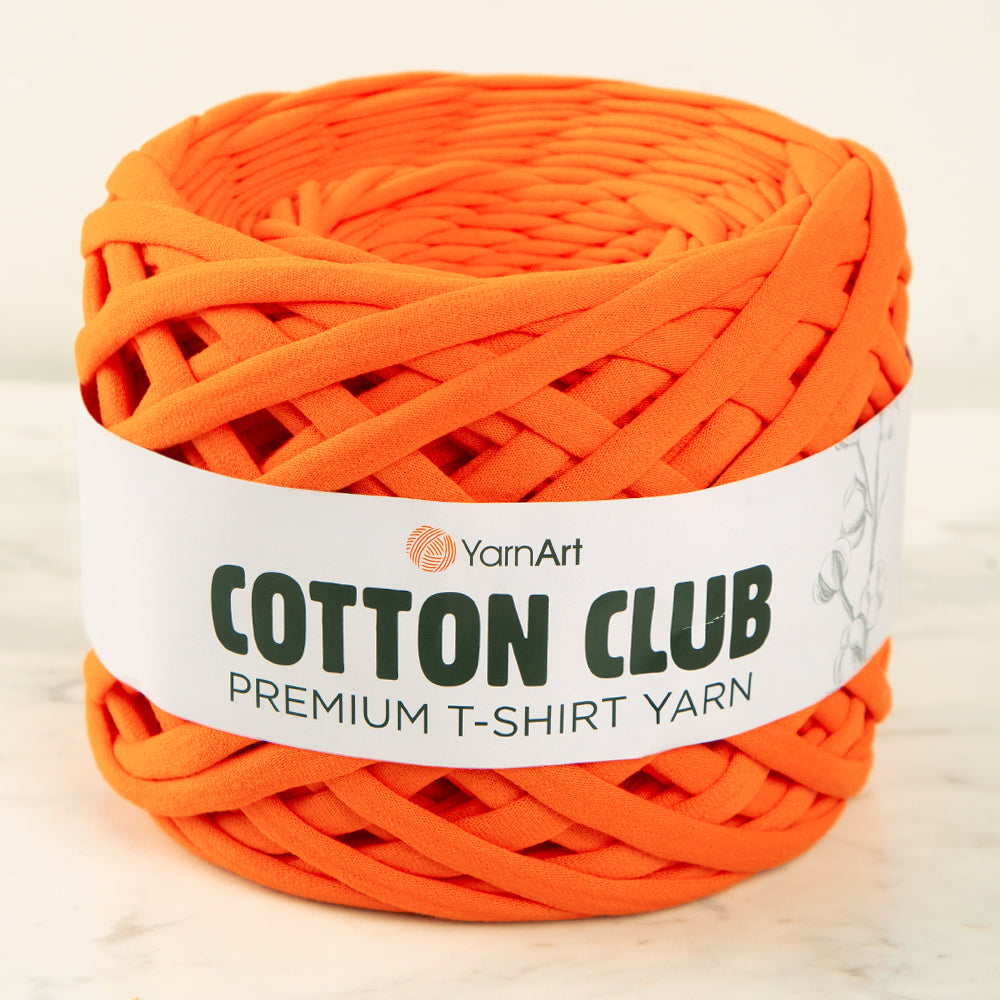 Yarnart COTTON CLUB T-Shirt Yarn Orange-7332