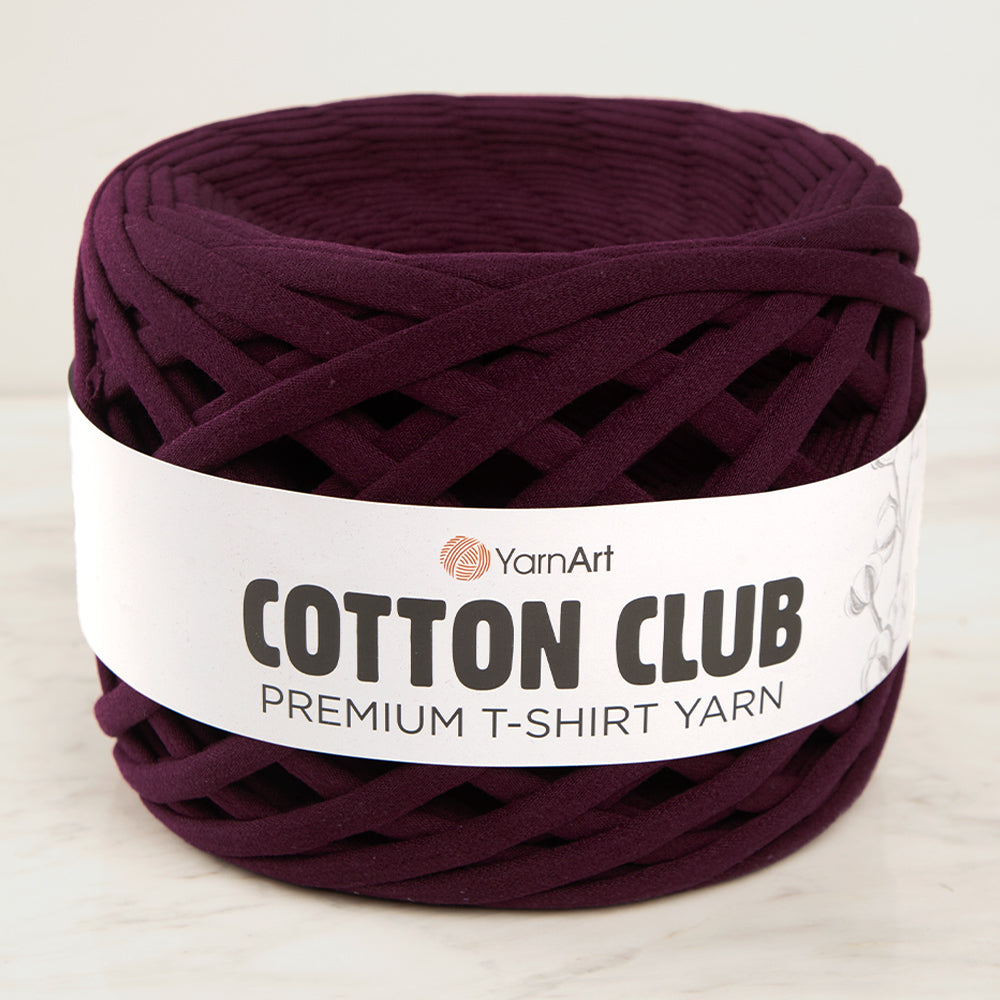 Yarnart COTTON CLUB T-Shirt Yarn Plum-7336