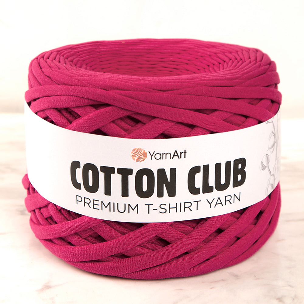 Yarnart COTTON CLUB T-Shirt Yarn Guchsia-7338