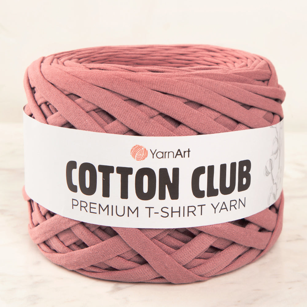 Yarnart COTTON CLUB T-Shirt Yarn Rose-7340