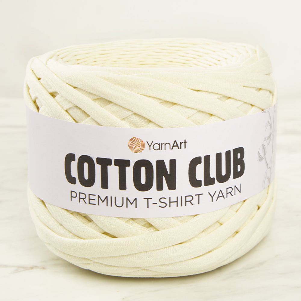 Yarnart COTTON CLUB T-Shirt Yarn Cream-7348