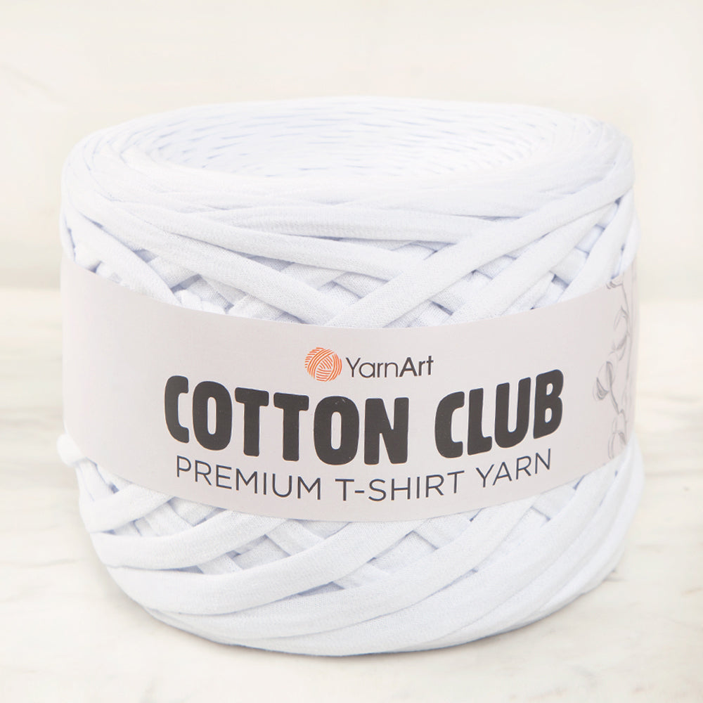 Yarnart COTTON CLUB T-Shirt Yarn White-7350