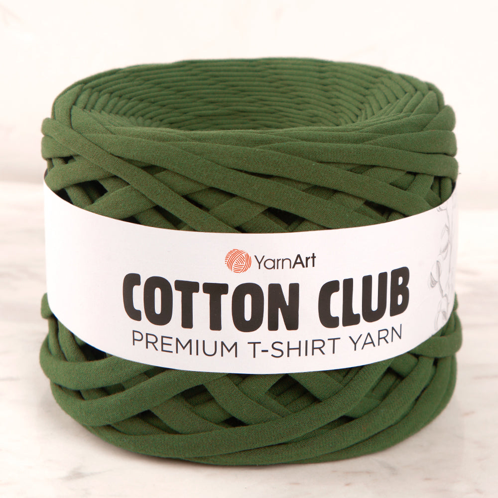 Yarnart COTTON CLUB T-Shirt Yarn Green-7358