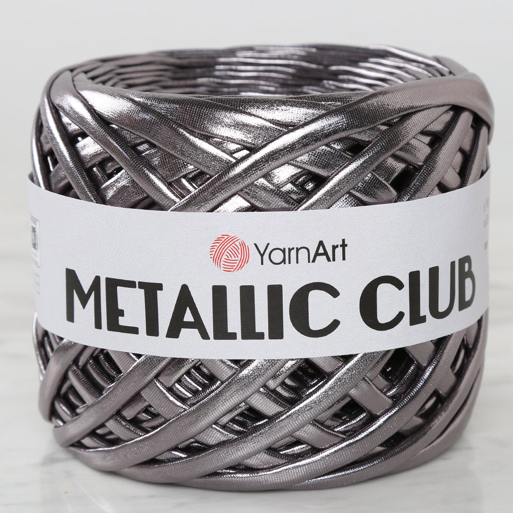 YARNART METALLIC CLUB Yarn, Grey - 8104