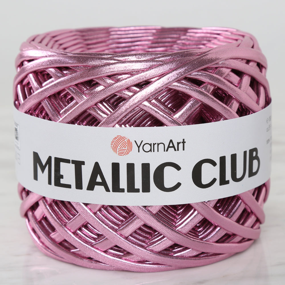 YARNART METALLIC CLUB Yarn, Pink - 8109