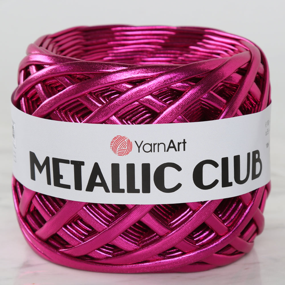 YARNART METALLIC CLUB Yarn, Fuchsia - 8111