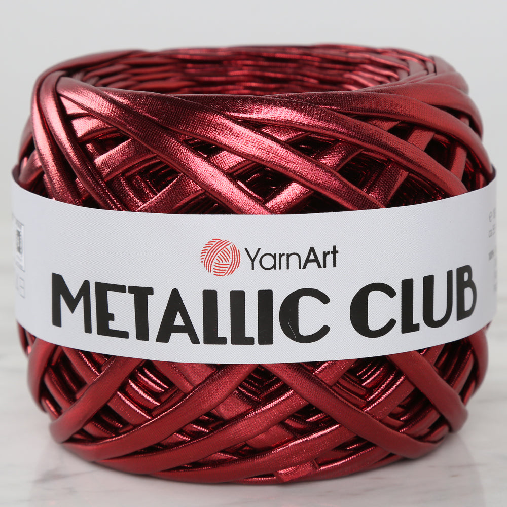 YARNART METALLIC CLUB Yarn, Maroon - 8113