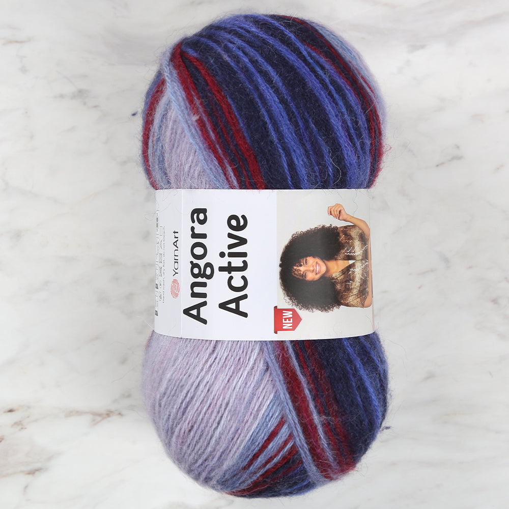 YarnArt Angora Active Knitting Yarn, Variegated - 855