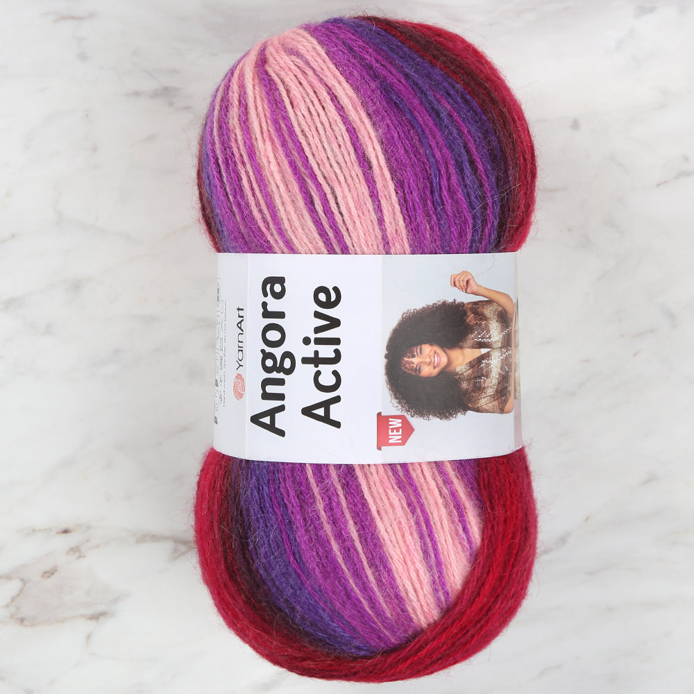 YarnArt Angora Active Knitting Yarn, Variegated - 856