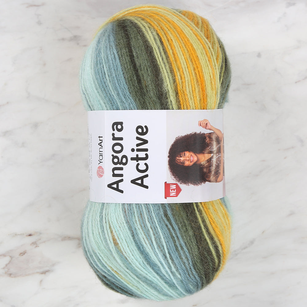 YarnArt Angora Active Knitting Yarn, Variegated - 857