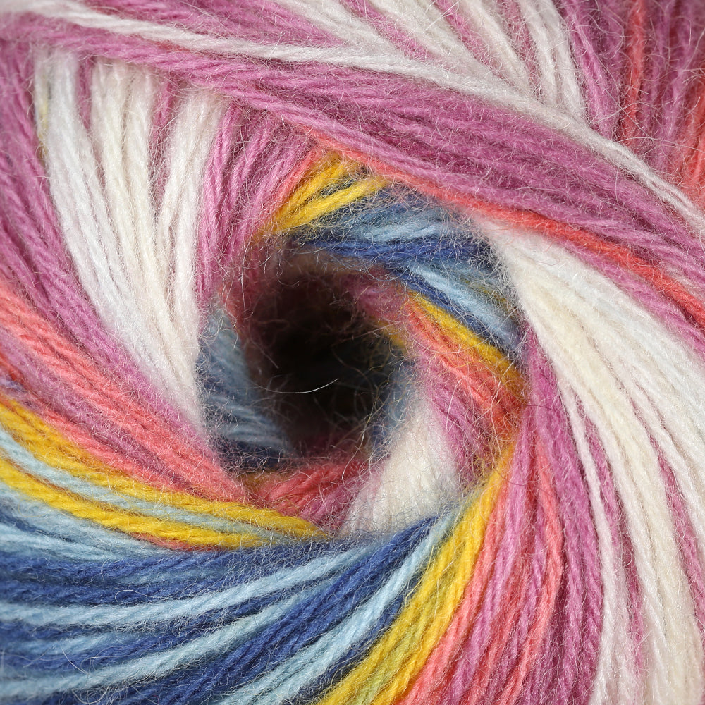 YarnArt Angora Active Knitting Yarn, Variegated - 858