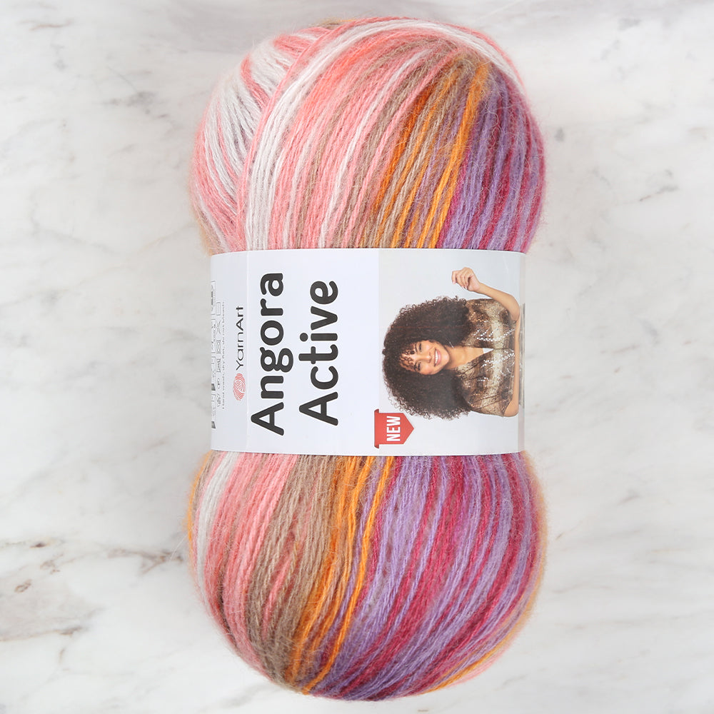 YarnArt Angora Active Knitting Yarn, Variegated - 860