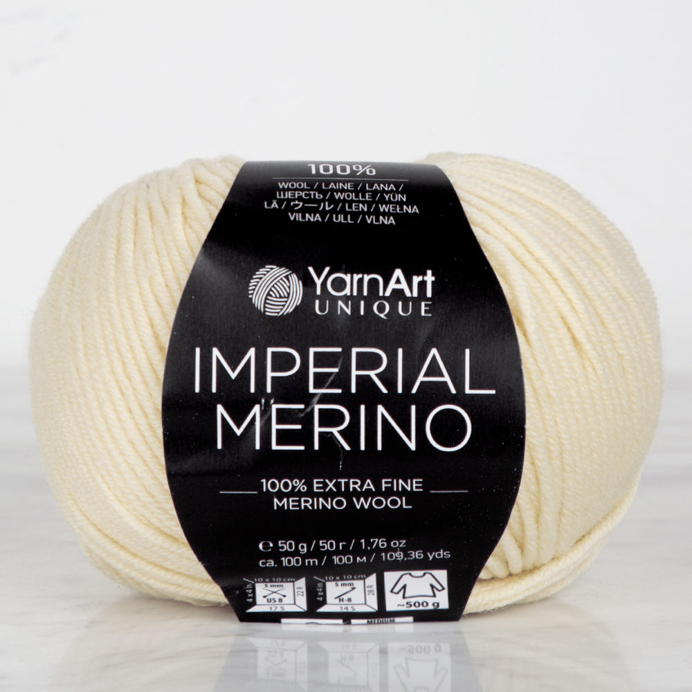 YarnArt IMPERIAL MERINO Knitting Yarn, Yellow - 3304