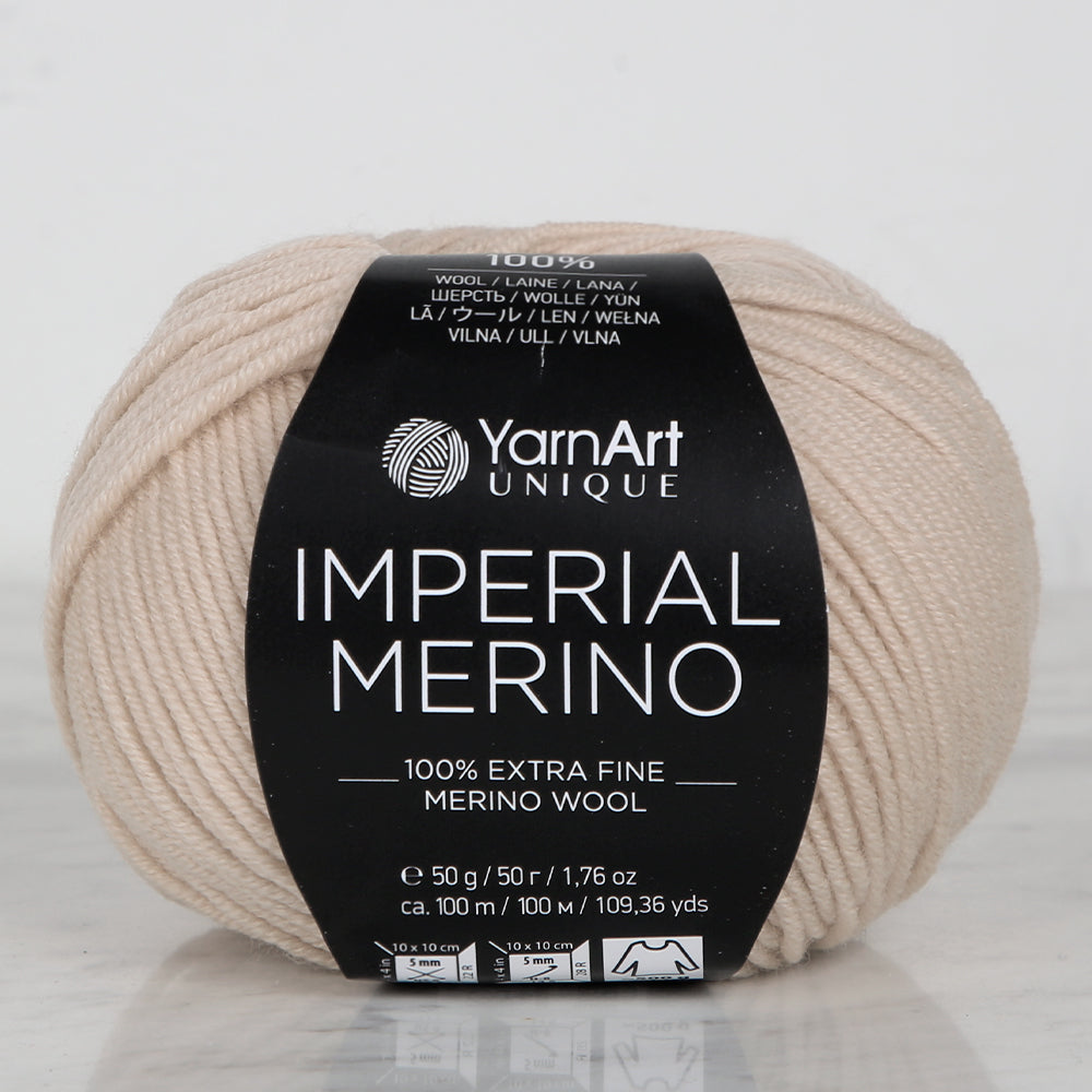 YarnArt IMPERIAL MERINO Knitting Yarn, Beige - 3305