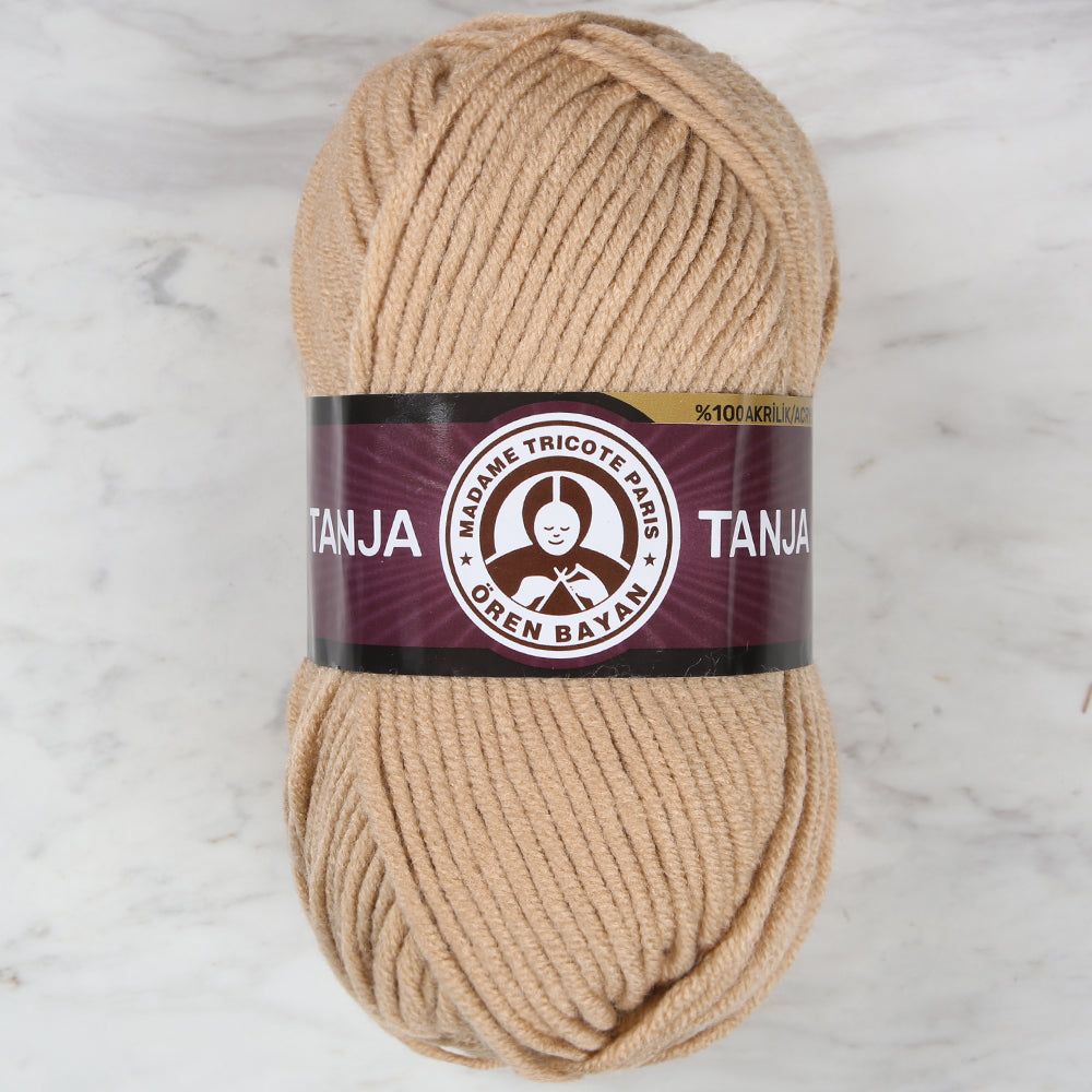 Madame Tricote Paris Tango/Tanja Knitting Yarn, Beige - 79-1771