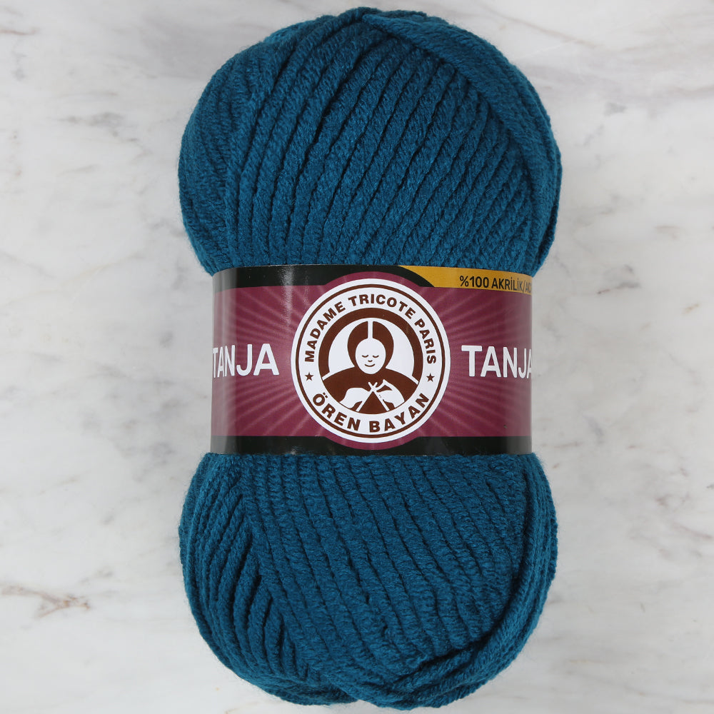 Madame Tricote Paris Tango/Tanja Knitting Yarn, Petrol Blue - 101