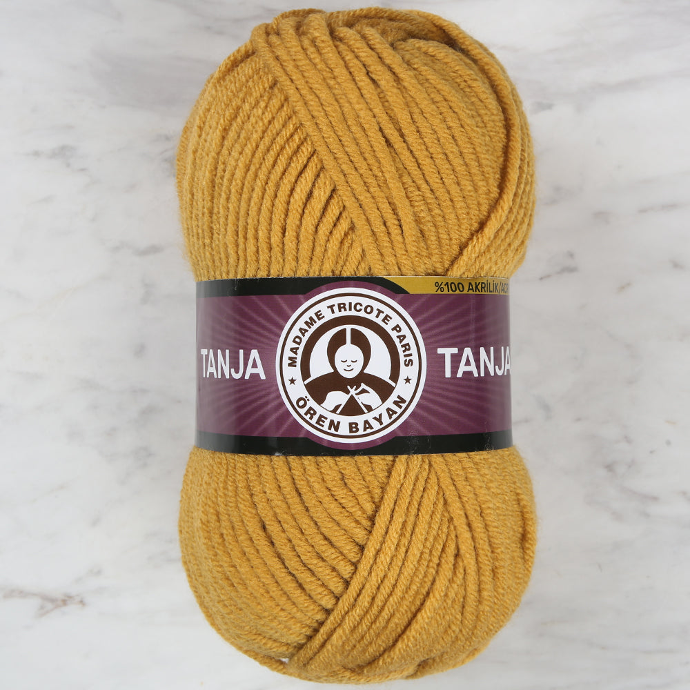 Madame Tricote Paris Tango/Tanja Knitting Yarn, Mustard - 115