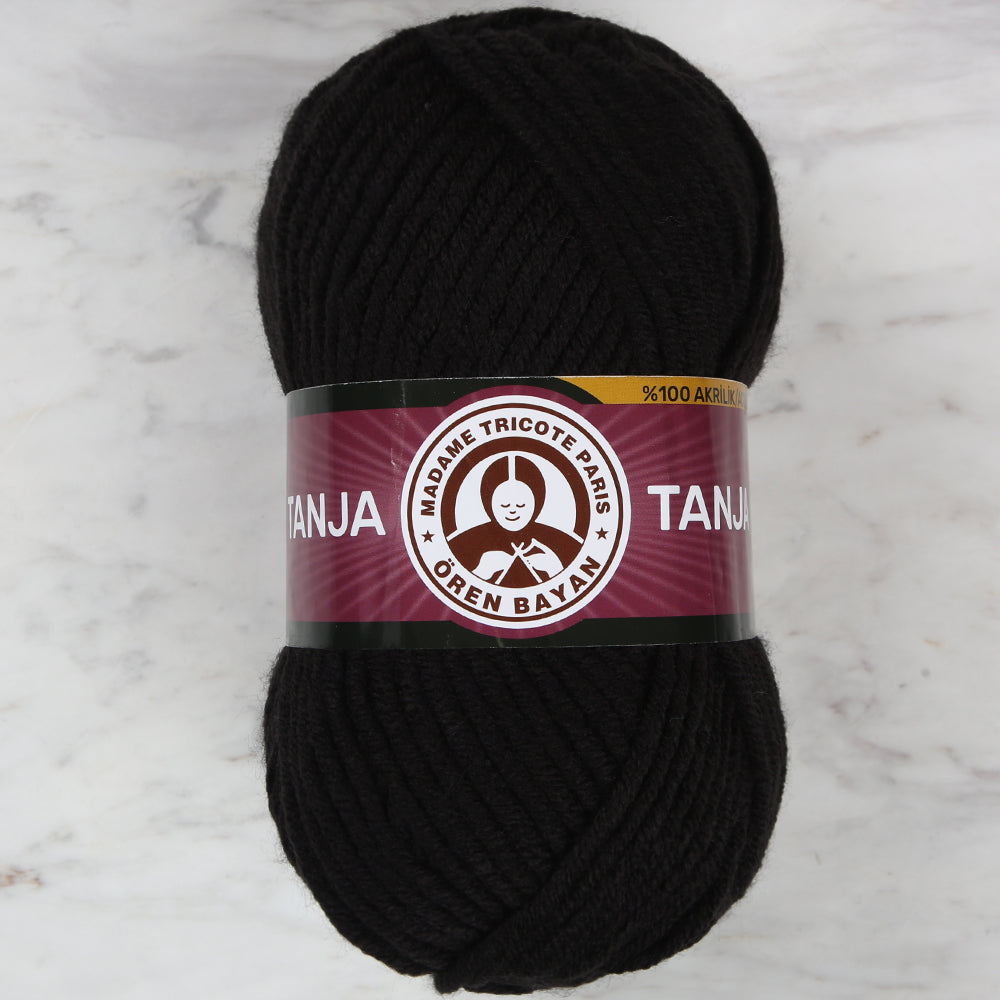 Madame Tricote Paris Tango/Tanja Knitting Yarn, Black - 999-1771