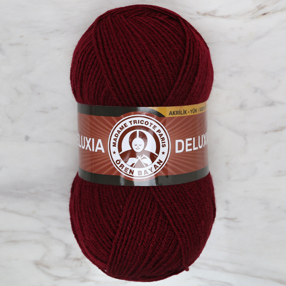 Madame Tricote Paris Deluxia Knitting Yarn, Claret - 035