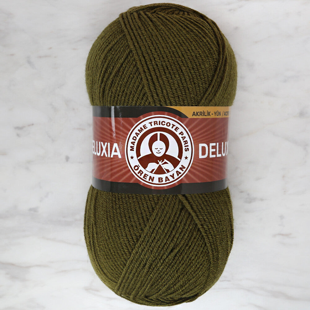 Madame Tricote Paris Deluxia Knitting Yarn, Green - 077