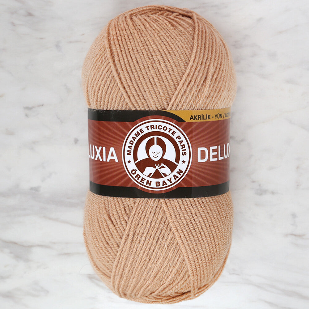 Madame Tricote Paris Deluxia Knitting Yarn, Beige - 079