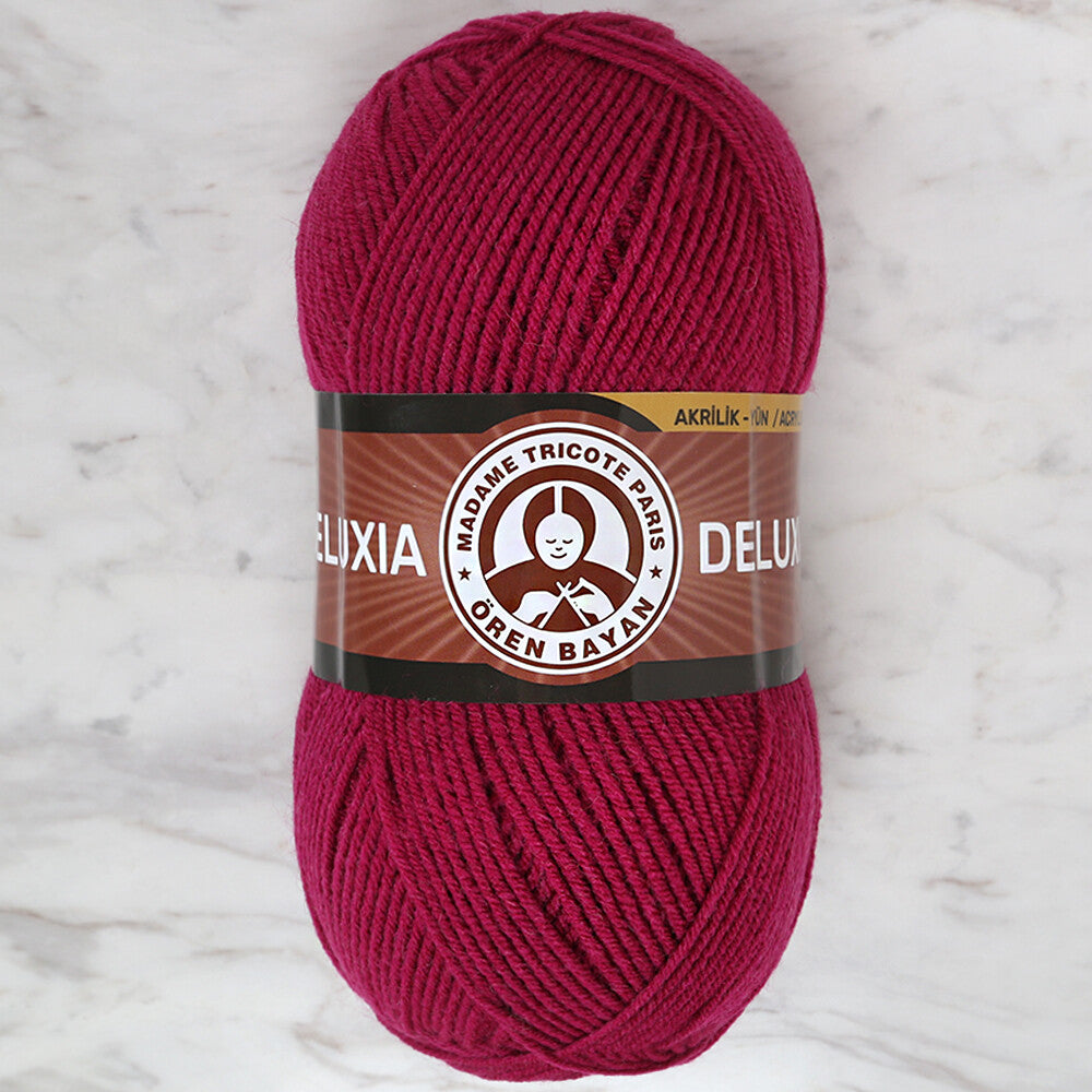 Madame Tricote Paris Deluxia Knitting Yarn, Fuscia - 103