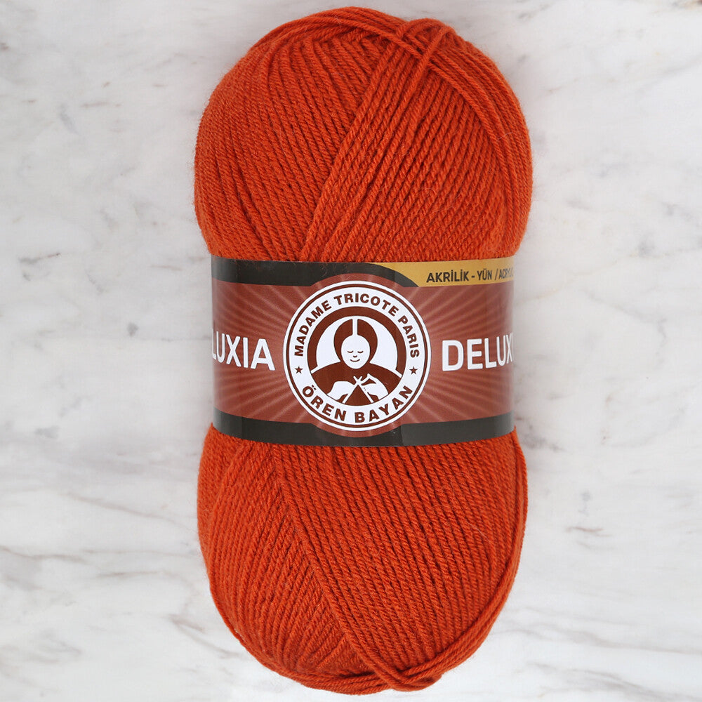 Madame Tricote Paris Deluxia Knitting Yarn, Brick - 107