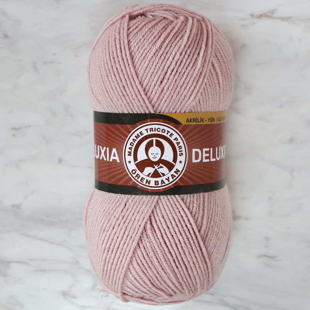 Madame Tricote Paris Deluxia Knitting Yarn, Powder Color - 124