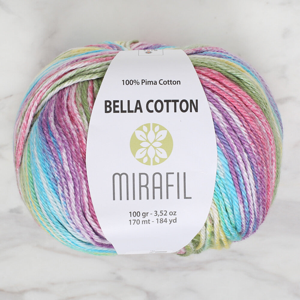 Mirafil Bella Cotton Yarn, Variegated - 511