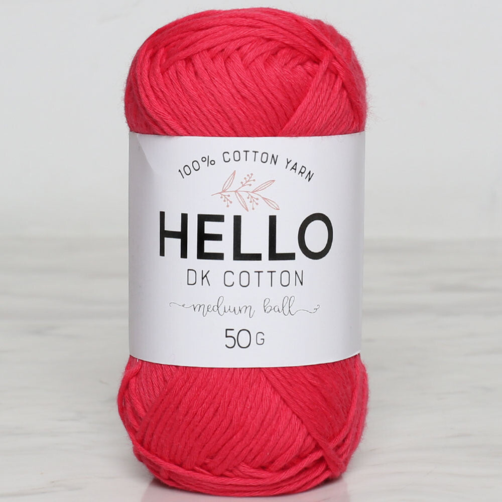 Hello Knitting Yarn, Vermilion - 108